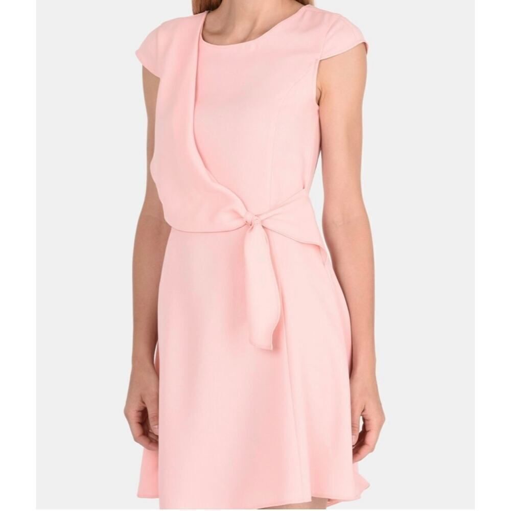 A/X Armani Exchange Faux Wrap Mini Dress Pink Women's Size 10